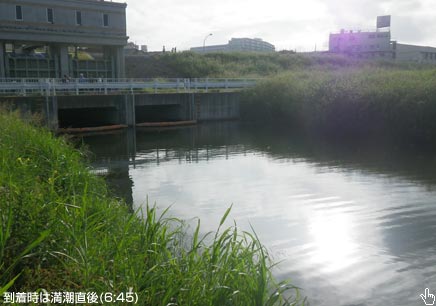 干満の差が激しく1.7mもある